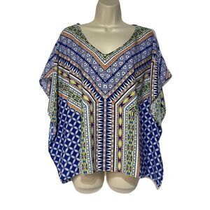 Miami Women’s Geometric Pattern Blouse Size Medium